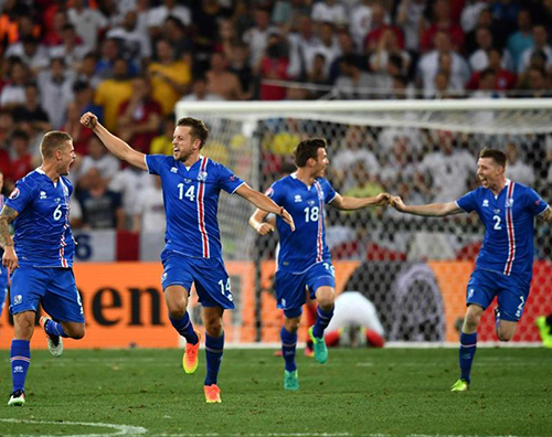 Iceland pulled off a massive soccer upset on Monday
